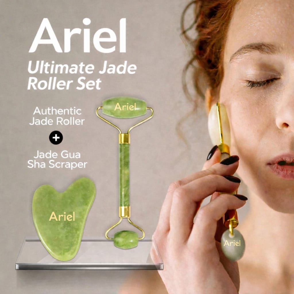 Jade roller & Gua sha Facial set